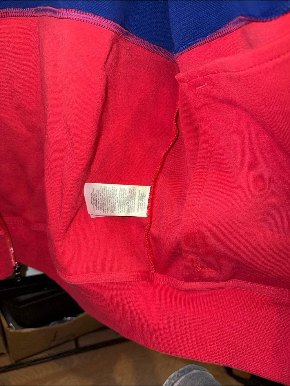 Polo by Ralph Lauren Red / Blue / Yellow Tracksuit Zip Up Jacket XS